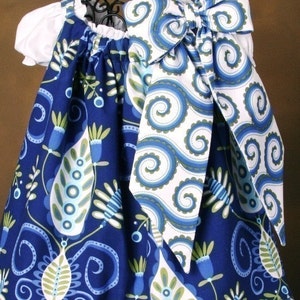Sew Stylish Pillowcase Dress PDF Sewing Pattern W/Detachable Bow 6 Mos. 14 Children Clothing image 2