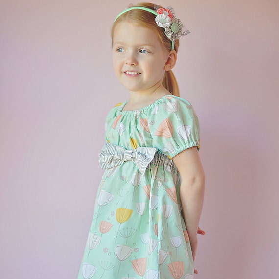 Empire waist top peasant dress
