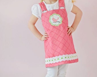 Vestido de menina SEW MOD Jumper reversível tamanhos 2-8 Padrão de costura fácil para iniciantes