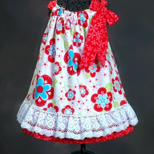 Sew Easy Pillowcase Dress Pattern FULL PATTERN PIECES Pdf Etsy