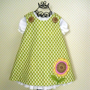 Toddler Peasant Blouse Sew Dainty Under Slip or Blouse PDF Pattern, Sizes 12M-6C, Stylish Peasant Blouse image 4