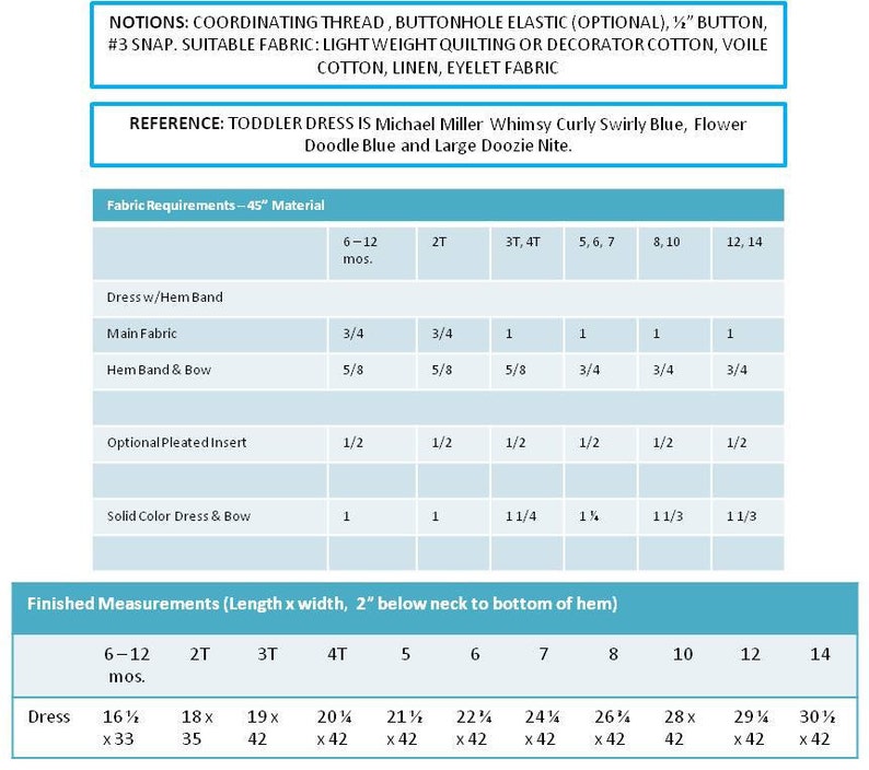 Sew Stylish Pillowcase Dress PDF Sewing Pattern W/Detachable Bow 6 Mos. 14 Children Clothing image 4