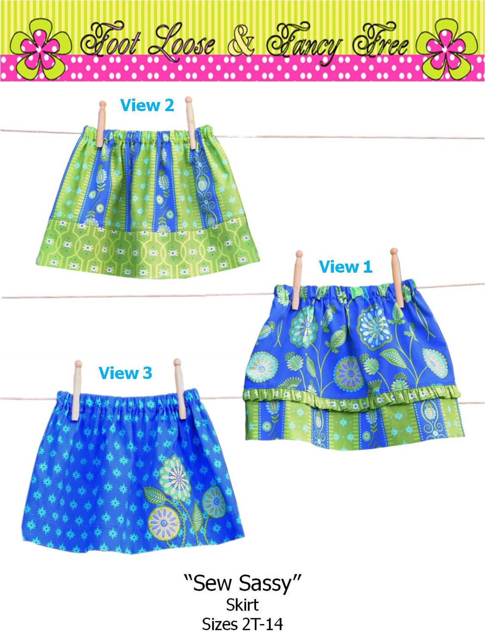Skirt Pattern Toddler Girl Skirt Pattern Easy PDF Sewing Etsy