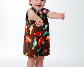 Padrão de macacão, macacão de menino, padrão de macacão de bebê menino, padrão Jon Jon PDF, John John, macacão de menino, macacão reversível download instantâneo