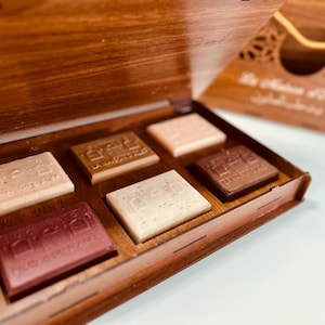 Natürliches Seifenbox Geschenkset - 6 Seifenstücke - Geschenkset für Ihn - Geschenkbox für Sie - Seife Geschenkset für Männer / Frauen - Körper & Gesicht