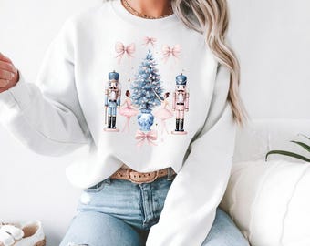 Coquette Nutcracker Christmas PNG, Preppy Christmas Png, Holiday Vibes Png, Nutcracker Png, Christmas Tree, Pink Christmas Png, Sublimation