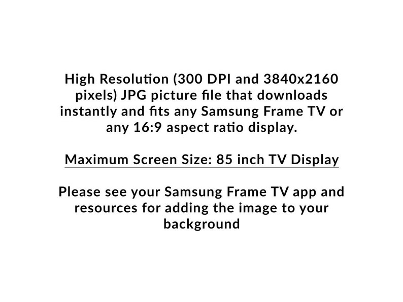 Samsung Frame TV Art Minimalist Earth Tone Painting Ocean and Mountains