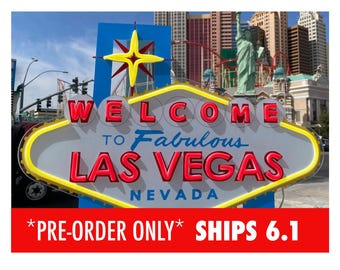 Las Vegas LED Neon Sign: Man Cave Game Room Decor