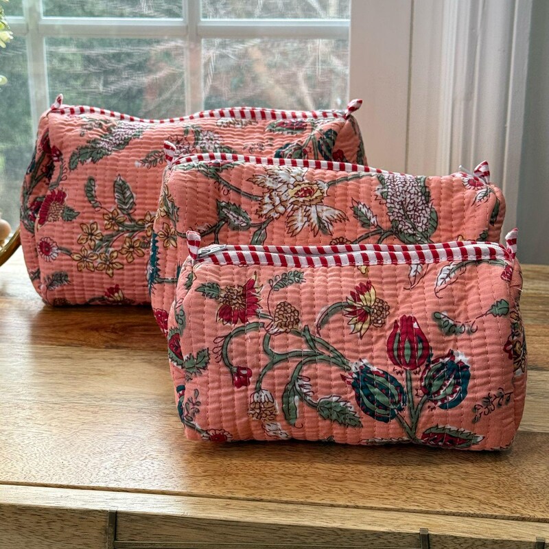 Quilted Makeup Bag - Etsy