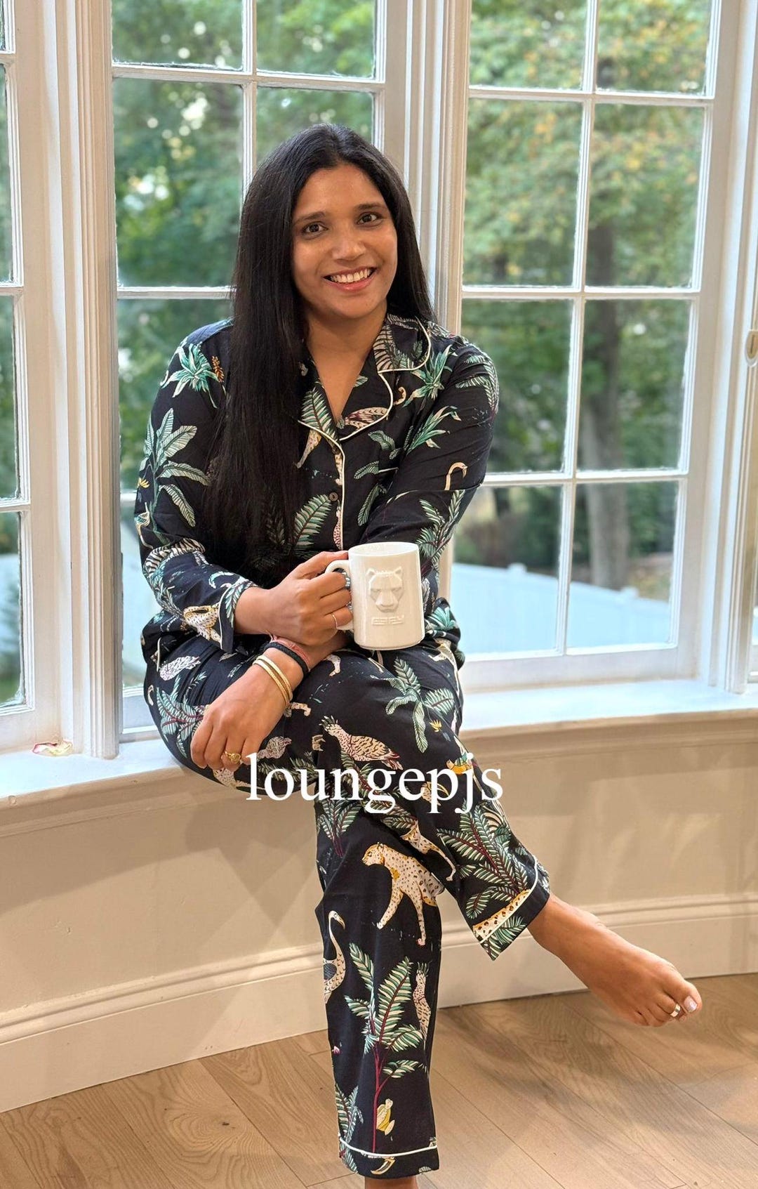 Indian Cotton Pajama Set for Women, Fall Fashion, Hand Block Print ...