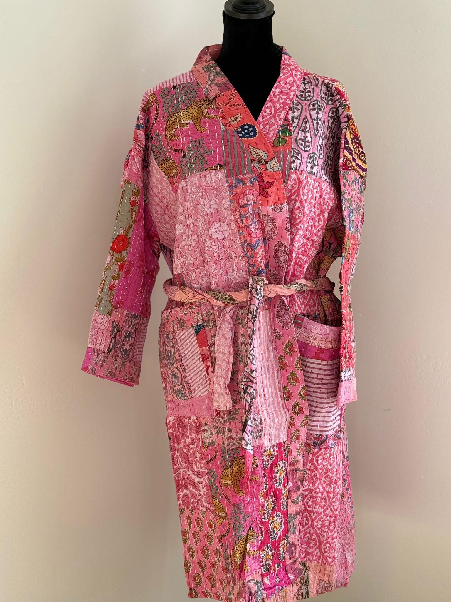 Ladies Quilted Dressing Gown - Etsy Ladies Quilted Dressing Gown - Etsy