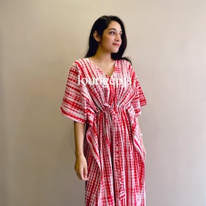 Tie Dye Kaftan Dress, Summer Style Festival Clothing, Luxe Boho Caftans For Women, Plus Size Clothing,Lounge and Sleepwear,Resort Wear,Beach