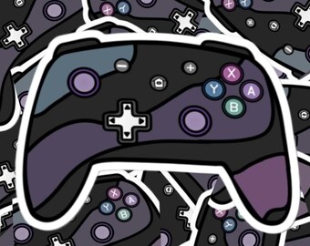 Pegatina de mando de juego femenino