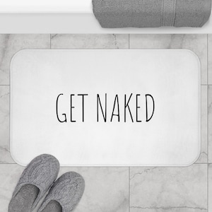 Get Naked Bath Mat (White)