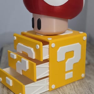 organizador de escritorio con lampara super mario decoracion gamer