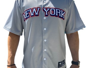 New York Jersey – Grijze honkbalfaneditie #99