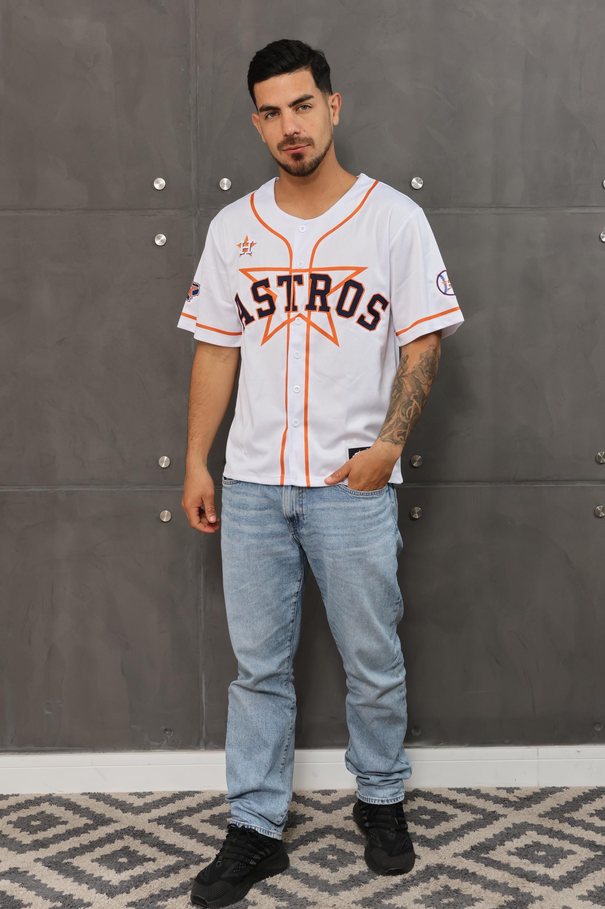 Baseball Jerseys Outfit Beisbol Hombre Astros Jersey Vintage