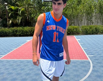 NYC Streetwear Basketball Jersey | Mesh Urban Fashion Jersey | Lightweight City Edition Sleeveless Top | New York Inspired Street Style