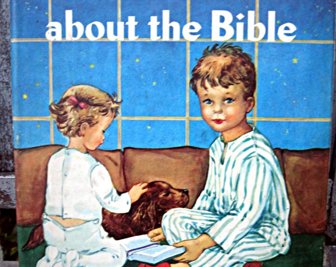 Vintage Children's Religious Book Tell Me About the Etsy