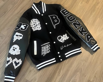 Personalized Jacket Greek Varsity Jacket Letterman Jacket Baseball Jacket Team Varsity Jackets College Varsity Jacket Custom Varsity Jackets