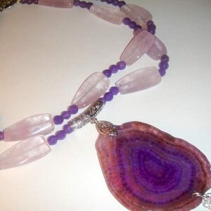 Purple in Duplicate Amethyst and Geode Druzy Agate MARKED DOWN image 3