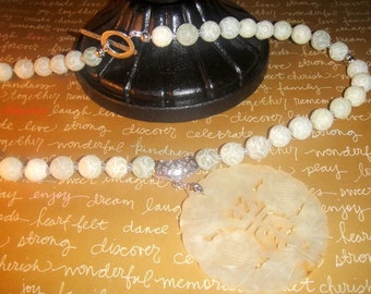 Good Luck             (Carved Jade Necklace and Pendant)