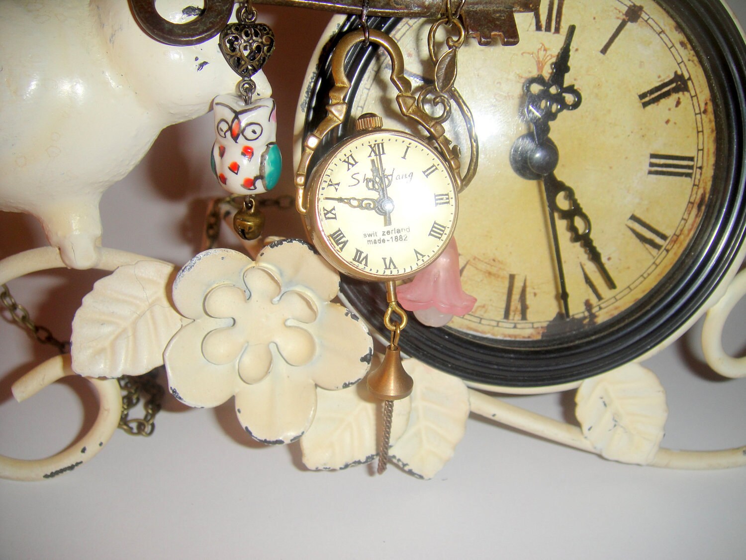 What Time is It.....key Necklace MARKED DOWN Etsy