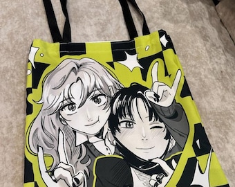 ToteBag Green Yuri | The Guy She Was Interested In Wasn't A Guy | Aya x Mitsuki | Yuri Green