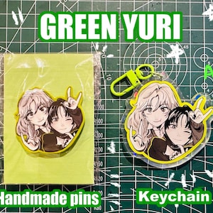 Pin and Keychain|  The Guy She Was Interested In Wasn&#39;t A Guy | Aya x Mitsuki | Yuri Green