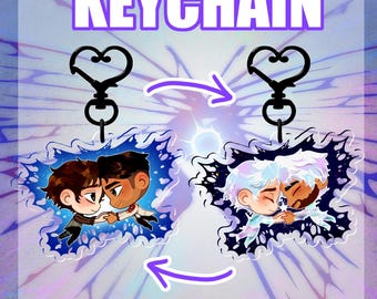 Reversible Jayce and Viktor Keychains | Arcane