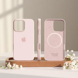 Liquid Silicone Soft Phone Case for iPhone 16 15 14 13 12 Pro Max Wireless Charging Compatible
