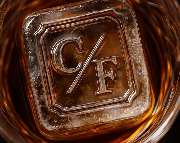 Custom ice cube stamps, whiskey ice cube stamps, business custom ice cube stamps, bartender gifts, perfect summer gifts for loved ones