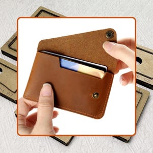 Ensemble de matrices de perforation en cuir personnalisées en forme de sac pour cartes, moule de découpe en cuir de sac pour pièces de monnaie bricolage, artisanat du cuir Kraft outil-noël découpé