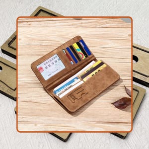 Multifunctional Long Wallet Leather Punch Die Set, Custom Leather Cutting Dies, Handmade Leather Crafts Kraft Paper Tools/Father's Day Gift