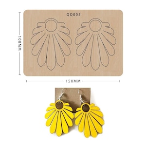 Creative earring leather cutting mold--feather earrings/DIY customized high-quality leather die-cutting steel knife/handmade girl&#39;s gift