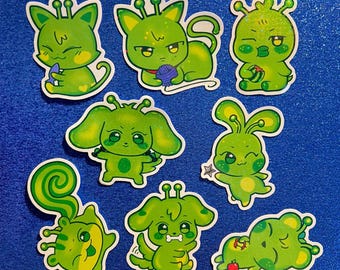 GNARPTEEZ Alien Aniteez-stickers
