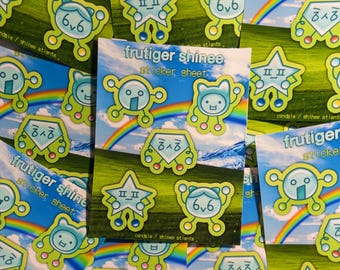 Frutiger SHINee-stickervel