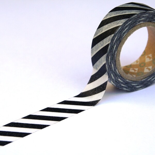 Japanese MT Washi Masking Tape - Stripe Monochrome