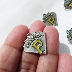 Pittsburgh Pirates sports Pendant Charm, Pittsburgh Pirates charm 5pcs image 4