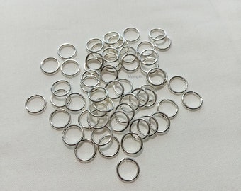 Silver Jump Rings, jump ring, jump rings - 100pcs