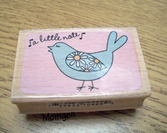 A little Note  Rubber Stamp, Rubber stamps