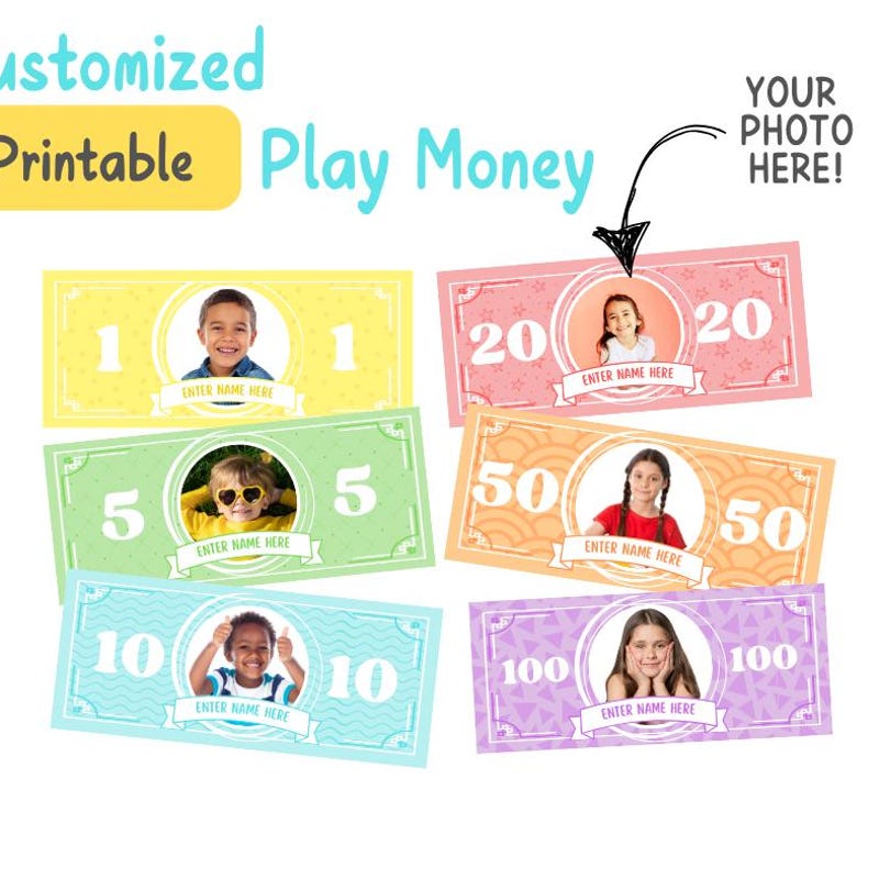 Play Money Etsy