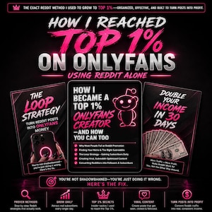 OnlyFans Reddit Marketing Guide: Top 1% Strategy (PDF Download)