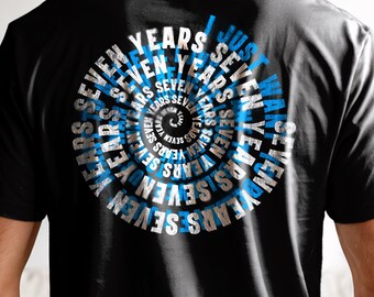 Seven Year Spiral | Just Want to Believe - Brand New Inspired Shirt | Emo Spiral Shirt | Comfort Colors