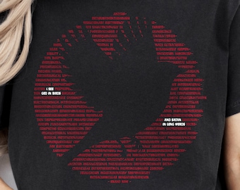 God in Birds & Satan in Long Words Shirt, Brand New Lyrics Tee, Elder Emo Shirt, Emo Band Tee, Indie Rock Shirt, Emo Aesthetic Shirt