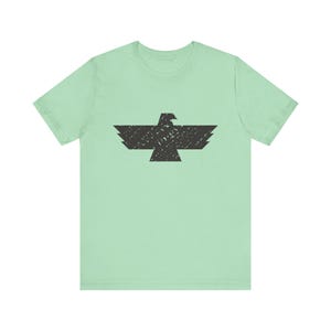 Distressed Thunderbird Graphic T-Shirt, Southwest Tee, Boho Top, Vintage Thunderbird Apparel