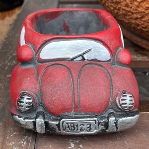Retro Car Succulent planter Cactus Vintage Plant Pot with Drainage Hole