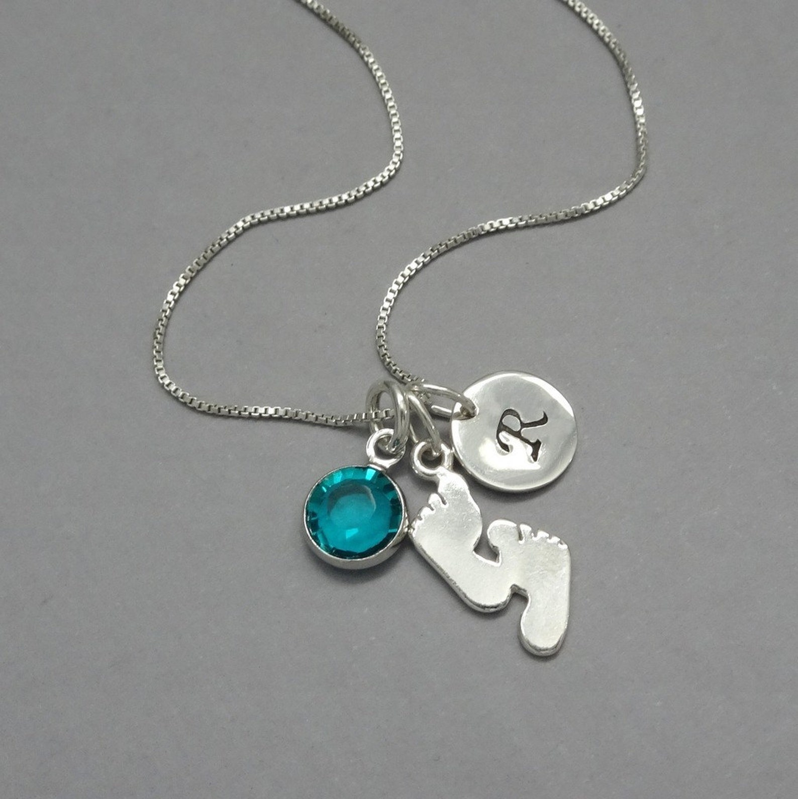 New Mom Necklace Sterling Silver Baby Shower Necklace With Etsy