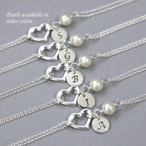 Sterling Silver Heart Bracelet Sterling Silver Heart Charm