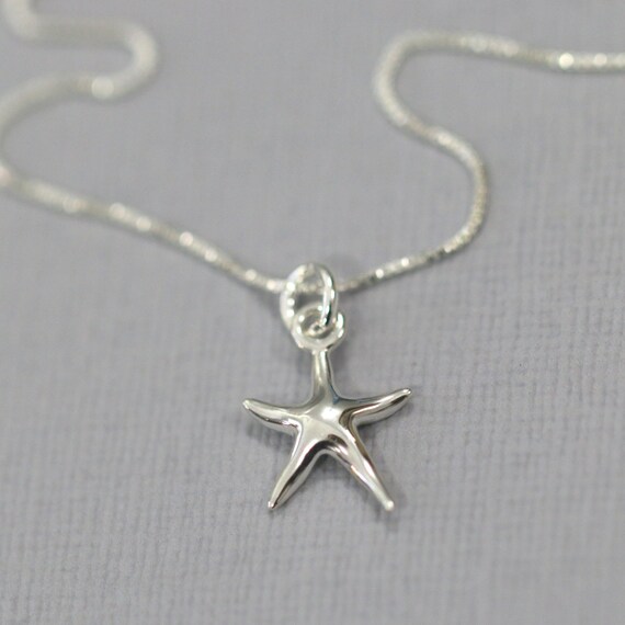 7 silver starfish necklace in starfish sets as letter starfish bridesmaid set of 10 necklace as starfish wedding set with i couldnt say i do